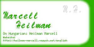 marcell heilman business card